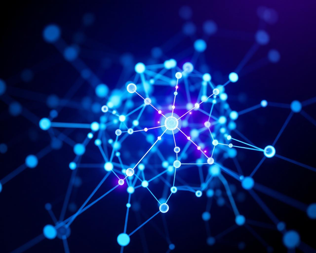 AI neural network visualization